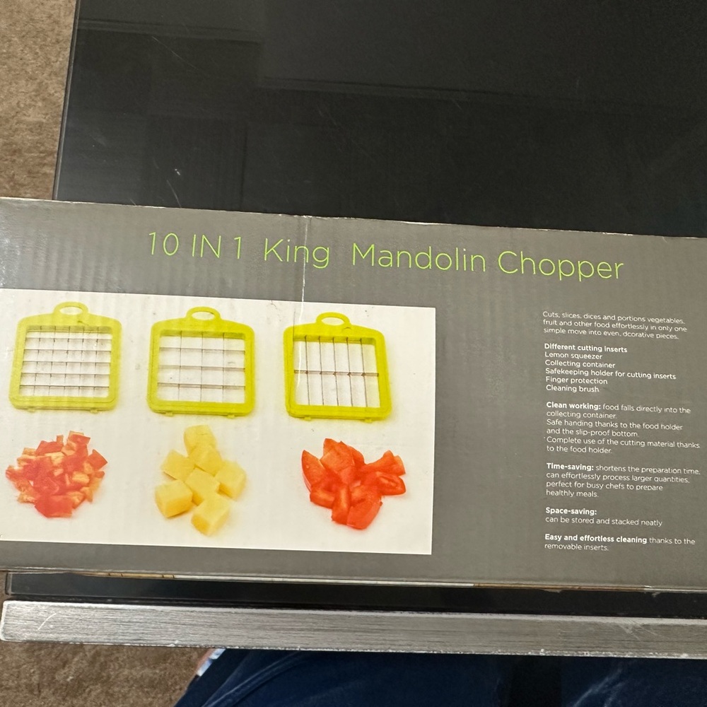 10-in-1 Mandolin Chopper - Green